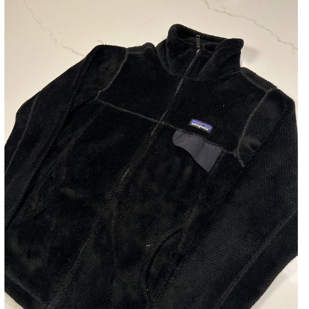 Patagonia Retro-X Fleece Jacket Women Small Black Full Zip Sherpa 23056
